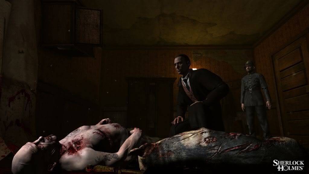 Little did Joe the NPC know that starring in a Sherlock Holmes game might be the death of him